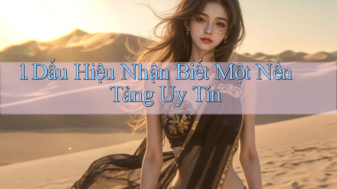 1. Dấu Hiệu Nhận Biết Một Nền Tảng “Uy Tín” 1. Dấu Hiệu Nhận Biết Một Nền Tảng “Uy Tín”