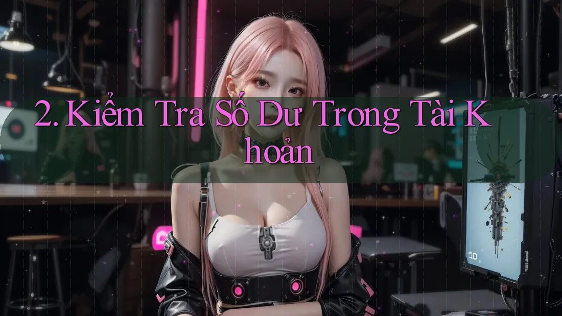 2. Kiểm Tra Số Dư Trong Tài Khoản 2. Kiểm Tra Số Dư Trong Tài Khoản