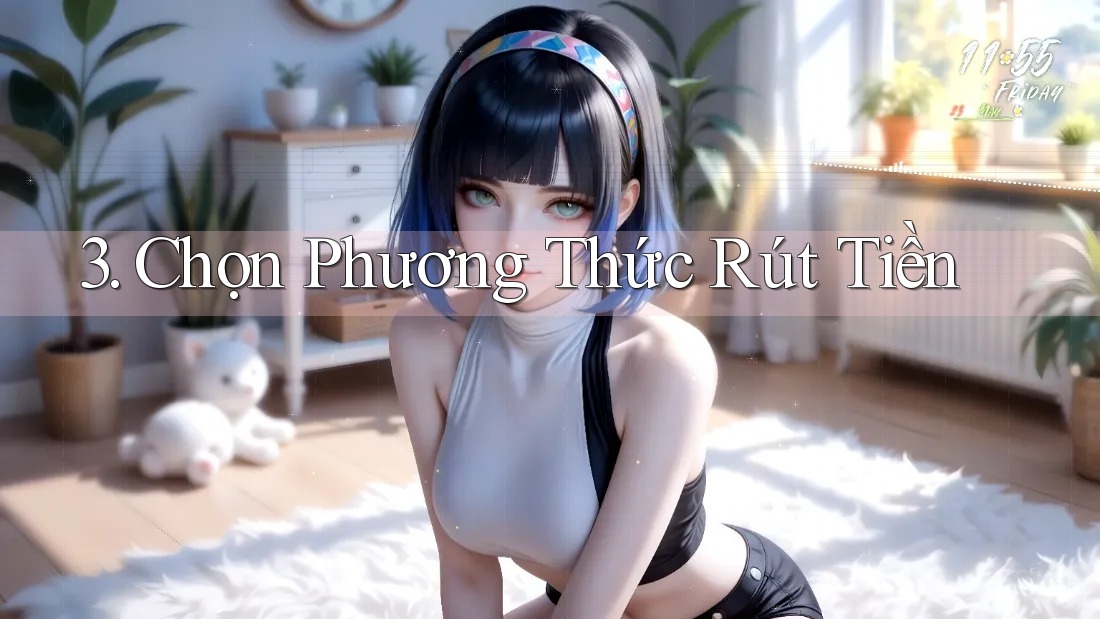 3. Chọn Phương Thức Rút Tiền 3. Chọn Phương Thức Rút Tiền