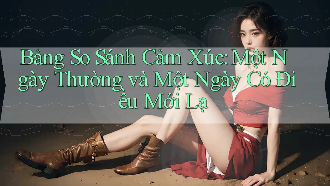 Bảng So Sánh Cảm Xúc: Một Ngày Thường và Một Ngày Có Điều Mới Lạ Bảng So Sánh Cảm Xúc: Một Ngày Thường và Một Ngày Có Điều Mới Lạ