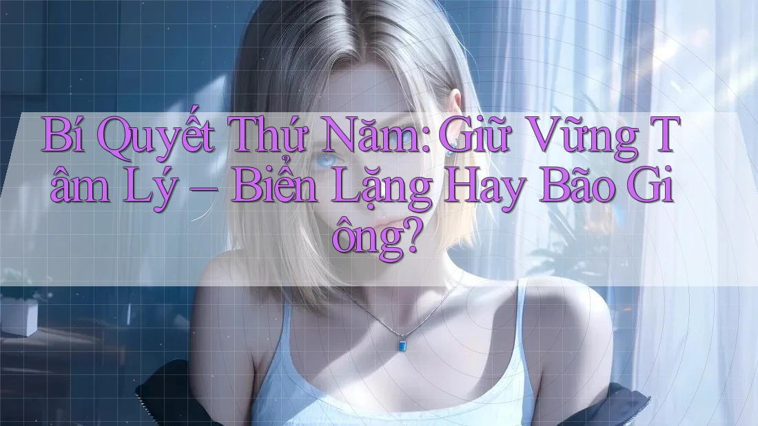 Bí Quyết Thứ Năm: Giữ Vững Tâm Lý – Biển Lặng Hay Bão Giông? Bí Quyết Thứ Năm: Giữ Vững Tâm Lý – Biển Lặng Hay Bão Giông?