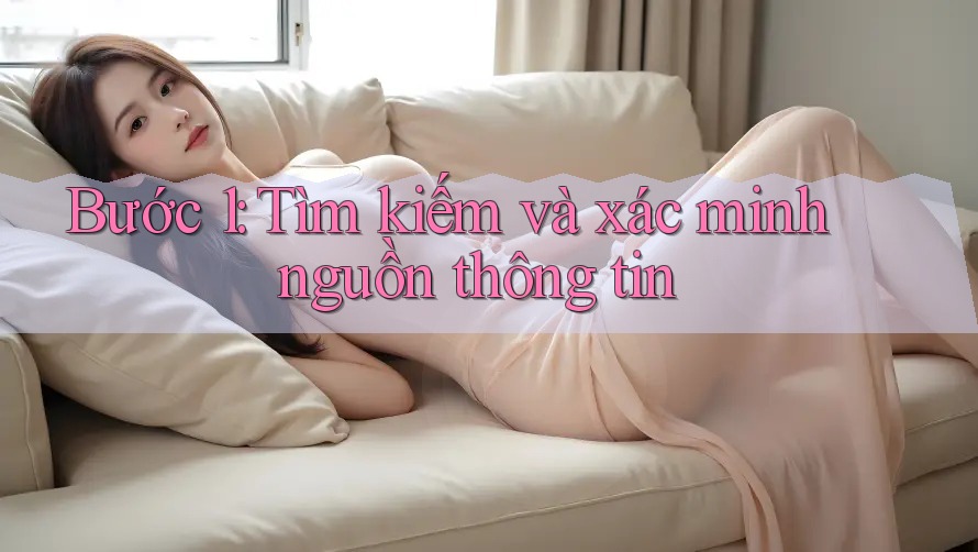 Bước 1: Tìm kiếm và xác minh nguồn thông tin Bước 1: Tìm kiếm và xác minh nguồn thông tin