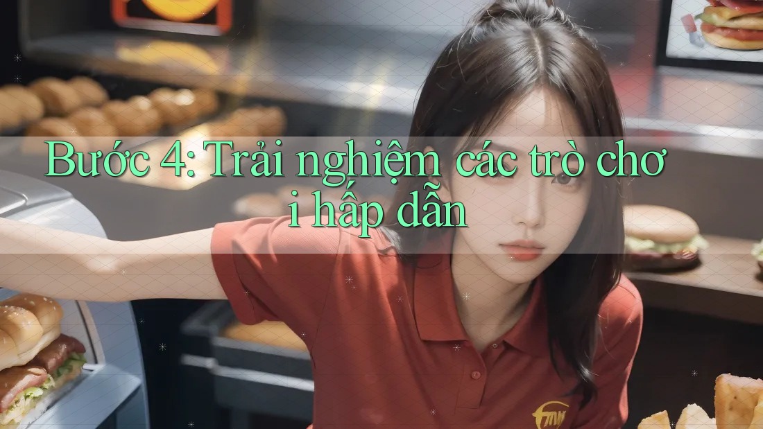 Bước 4: Trải nghiệm các trò chơi hấp dẫn Bước 4: Trải nghiệm các trò chơi hấp dẫn