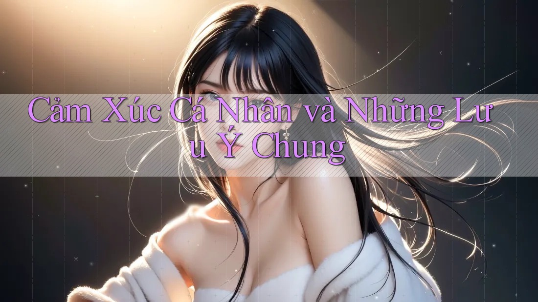 Cảm Xúc Cá Nhân và Những Lưu Ý Chung Cảm Xúc Cá Nhân và Những Lưu Ý Chung