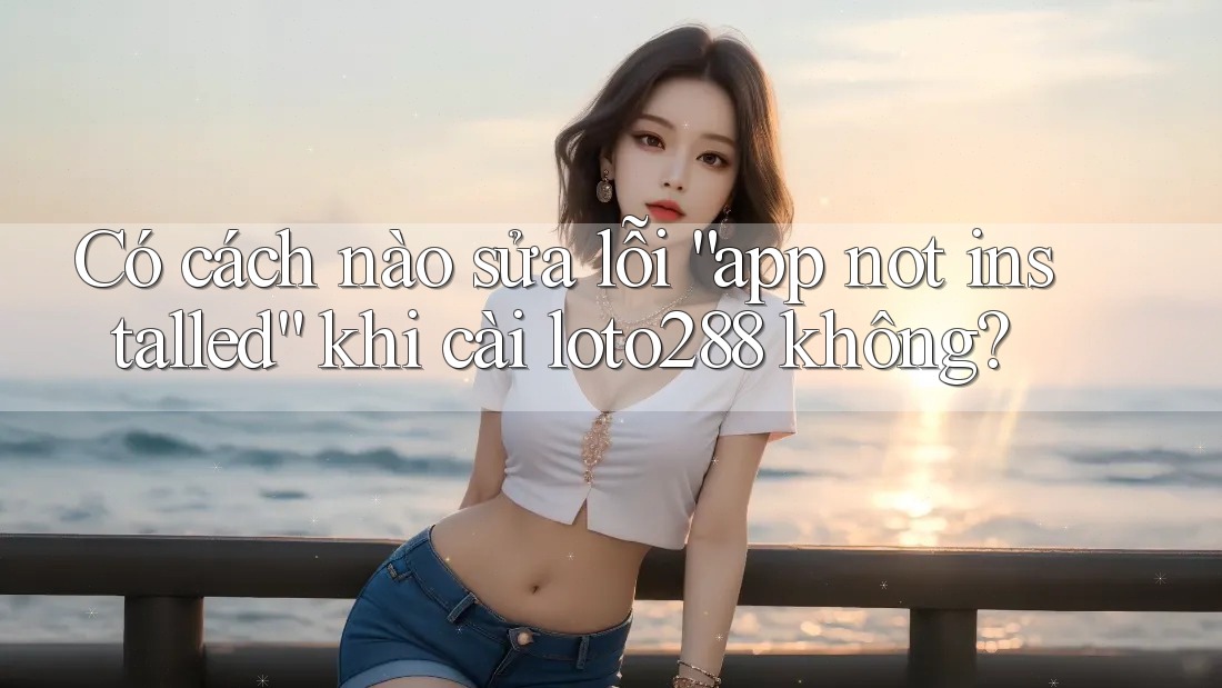 Có cách nào sửa lỗi “app not installed” khi cài loto288 không? Có cách nào sửa lỗi “app not installed” khi cài loto288 không?
