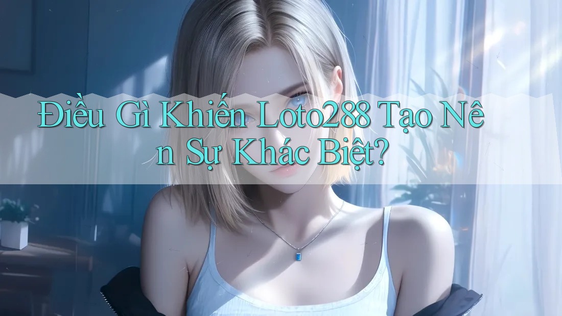 Điều Gì Khiến Loto288 Tạo Nên Sự Khác Biệt? Điều Gì Khiến Loto288 Tạo Nên Sự Khác Biệt?