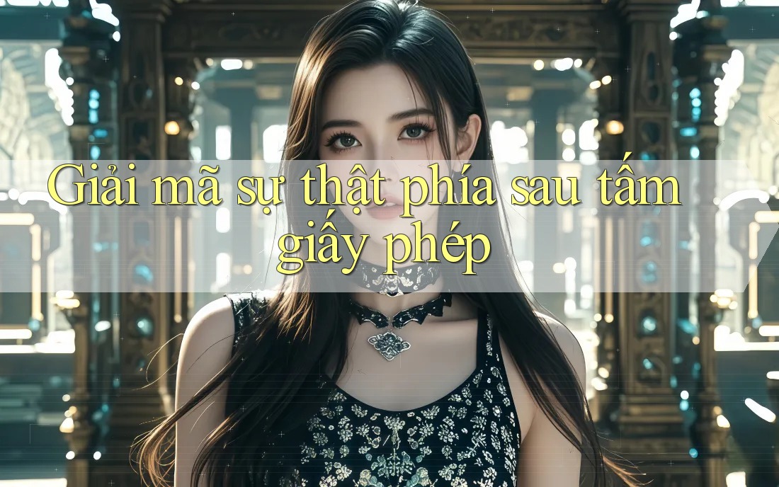 Giải mã sự thật phía sau tấm giấy phép Giải mã sự thật phía sau tấm giấy phép