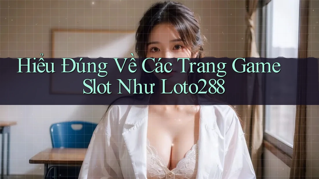 Hiểu Đúng Về Các Trang Game Slot Như Loto288 Hiểu Đúng Về Các Trang Game Slot Như Loto288