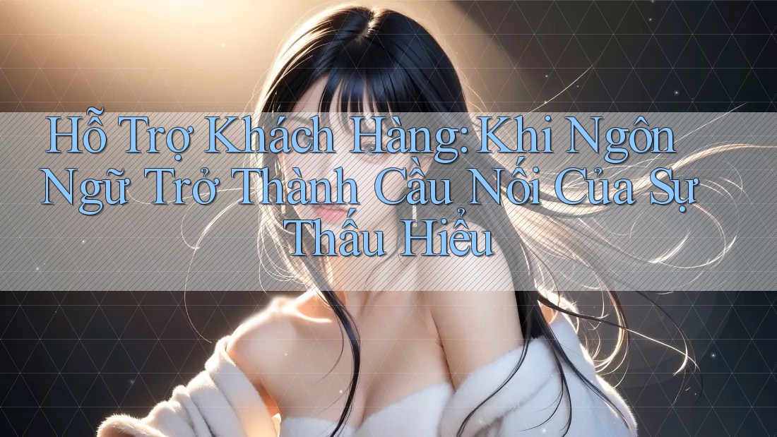 Hỗ Trợ Khách Hàng: Khi Ngôn Ngữ Trở Thành Cầu Nối Của Sự Thấu Hiểu Hỗ Trợ Khách Hàng: Khi Ngôn Ngữ Trở Thành Cầu Nối Của Sự Thấu Hiểu