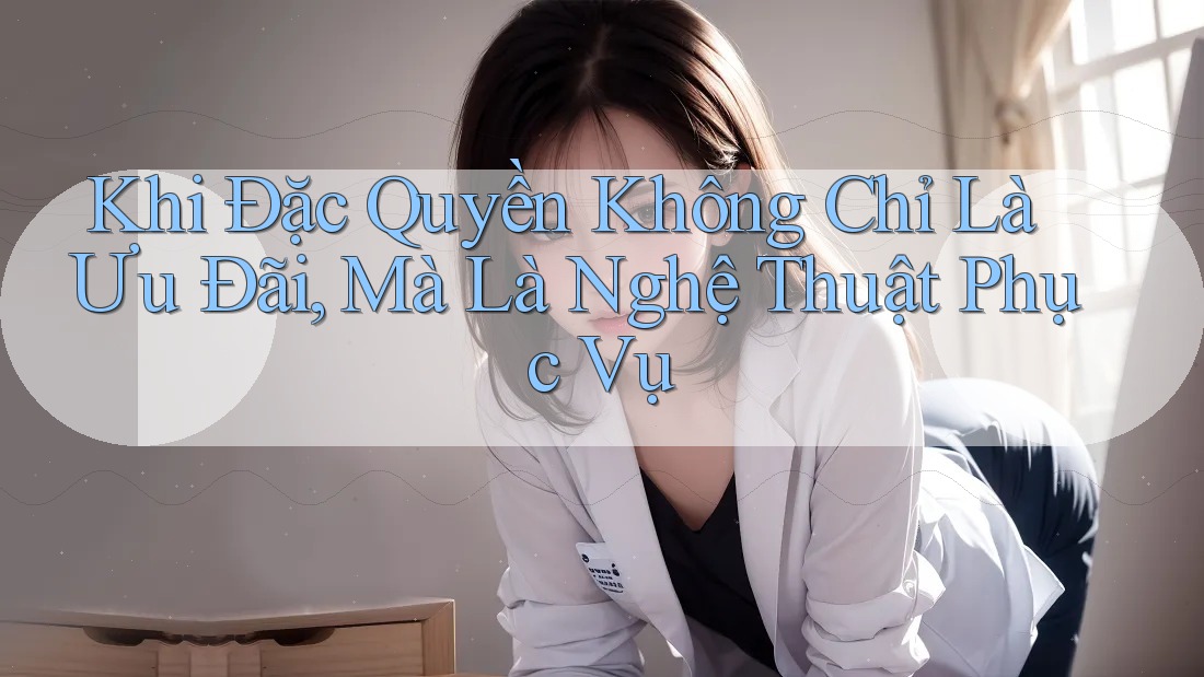Khi Đặc Quyền Không Chỉ Là Ưu Đãi, Mà Là Nghệ Thuật Phục Vụ Khi Đặc Quyền Không Chỉ Là Ưu Đãi, Mà Là Nghệ Thuật Phục Vụ