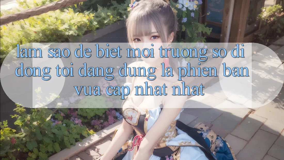 Làm sao để biết môi trường số di động tôi đang dùng là phiên bản vừa cập nhật nhất? Làm sao để biết môi trường số di động tôi đang dùng là phiên bản vừa cập nhật nhất?