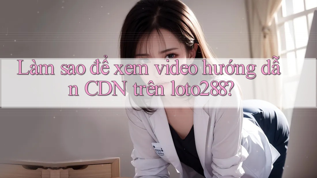 Làm sao để xem video hướng dẫn CDN trên loto288? Làm sao để xem video hướng dẫn CDN trên loto288?
