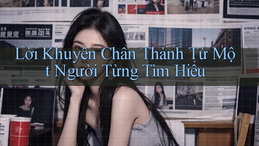 Lời Khuyên Chân Thành Từ Một Người Từng Tìm Hiểu Lời Khuyên Chân Thành Từ Một Người Từng Tìm Hiểu