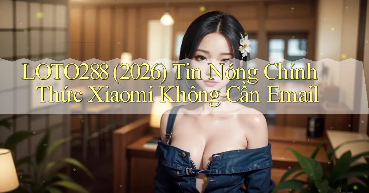 loto288 (2026) tin nóng chính thức   Xiaomi không cần email