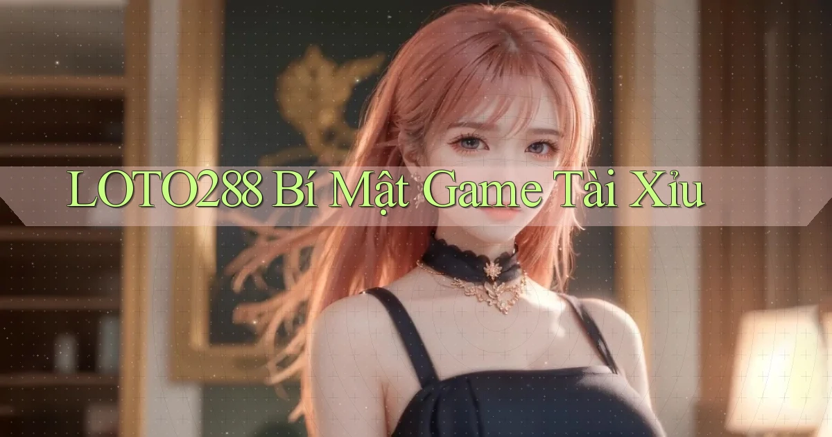 loto288 bí mật game tài xỉu