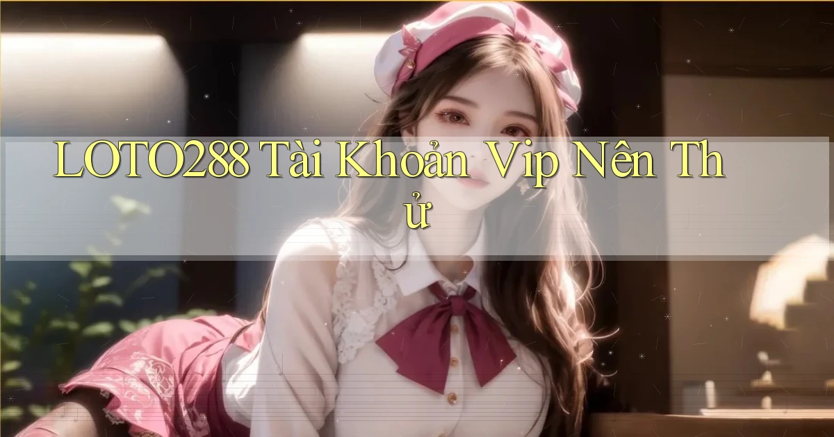loto288 tài khoản vip nên thử