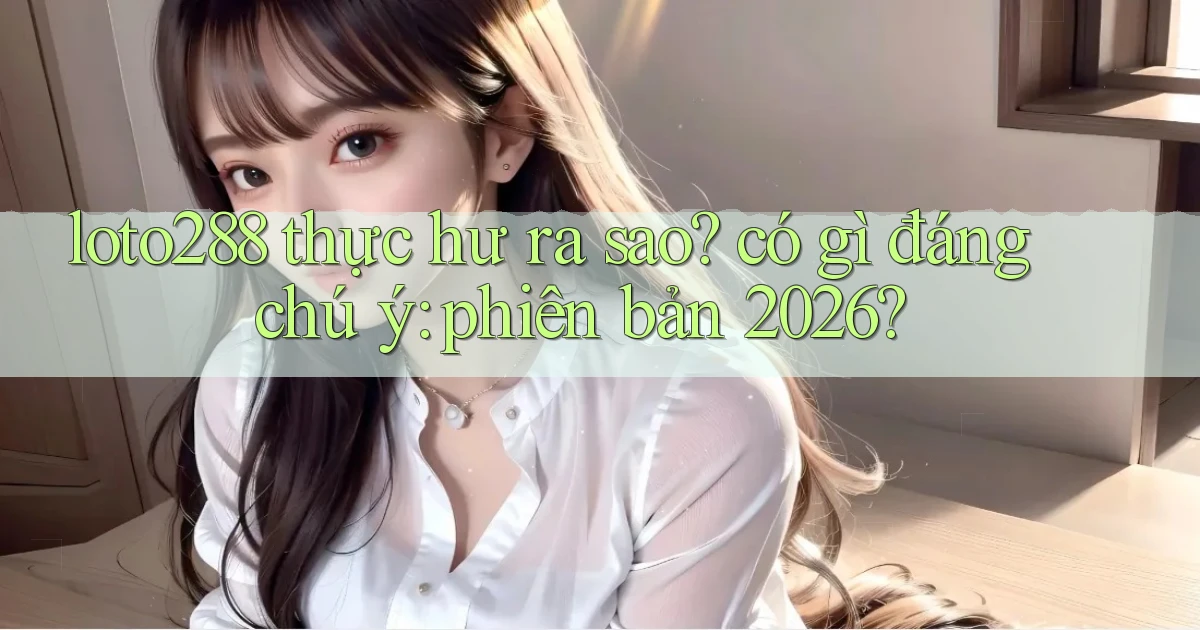 loto288 thực hư ra sao có gì đáng chú ý phiên bản 2026