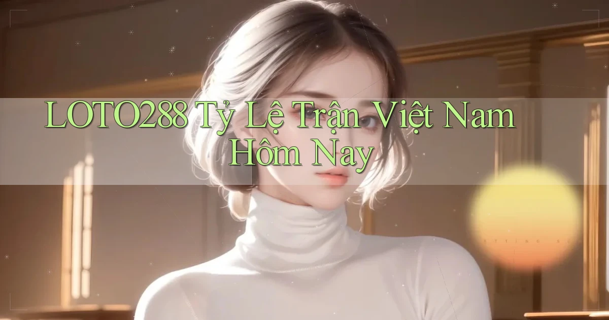 loto288 tỷ lệ trận việt nam hôm nay