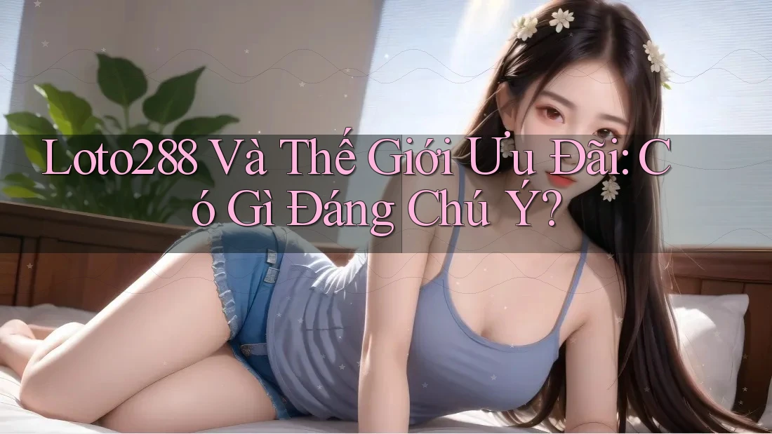 Loto288 Và Thế Giới Ưu Đãi: Có Gì Đáng Chú Ý? Loto288 Và Thế Giới Ưu Đãi: Có Gì Đáng Chú Ý?