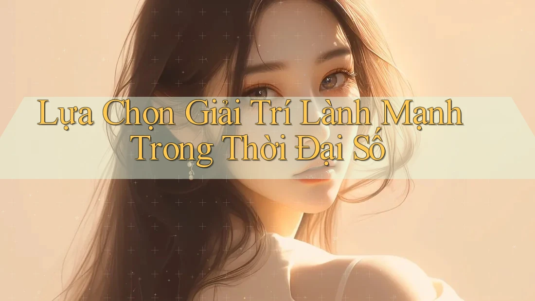 Lựa chọn giải trí lành mạnh trong thời đại số Lựa chọn giải trí lành mạnh trong thời đại số