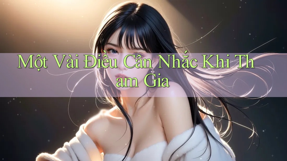 Một Vài Điều Cân Nhắc Khi Tham Gia Một Vài Điều Cân Nhắc Khi Tham Gia
