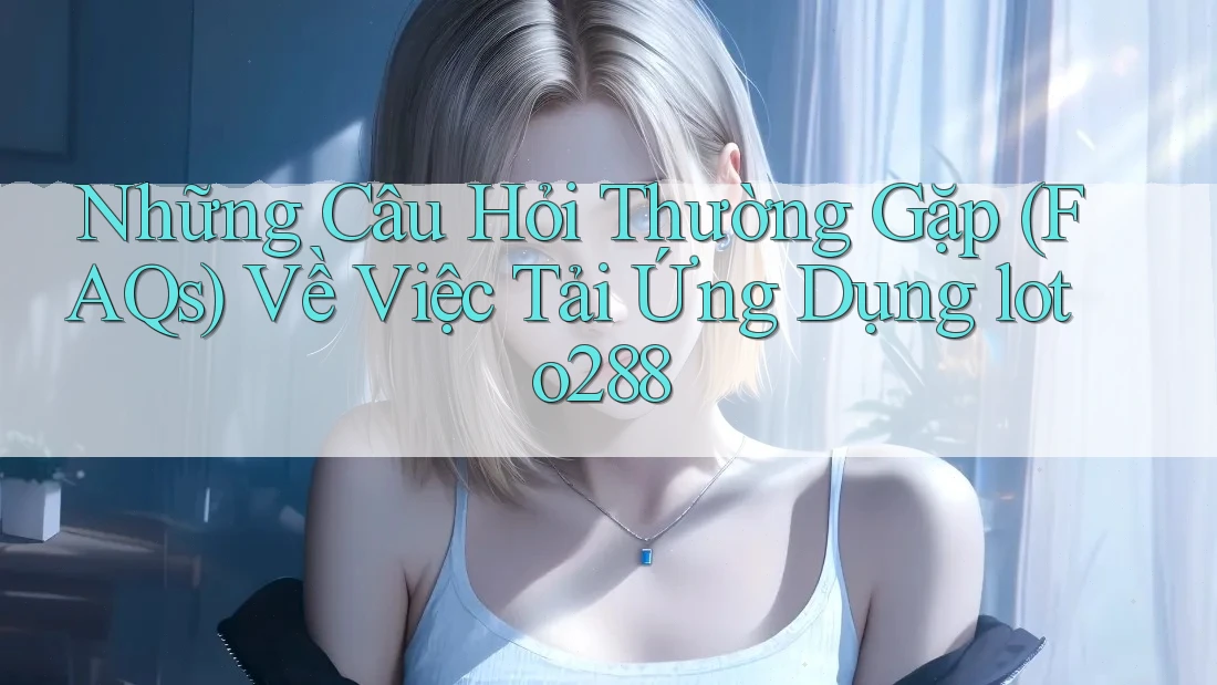 Những Câu Hỏi Thường Gặp (FAQs) Về Việc Tải Ứng Dụng loto288 Những Câu Hỏi Thường Gặp (FAQs) Về Việc Tải Ứng Dụng loto288
