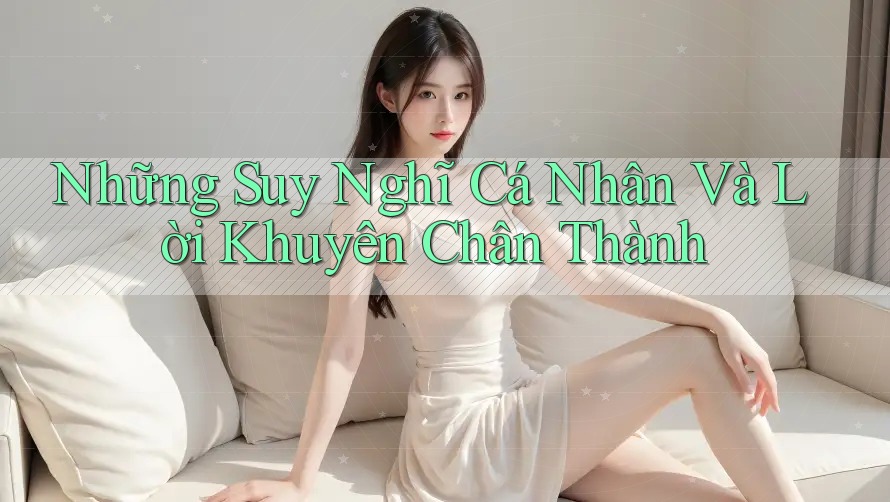 Những Suy Nghĩ Cá Nhân Và Lời Khuyên Chân Thành Những Suy Nghĩ Cá Nhân Và Lời Khuyên Chân Thành