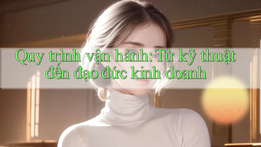 Quy trình vận hành: Từ kỹ thuật đến đạo đức kinh doanh Quy trình vận hành: Từ kỹ thuật đến đạo đức kinh doanh