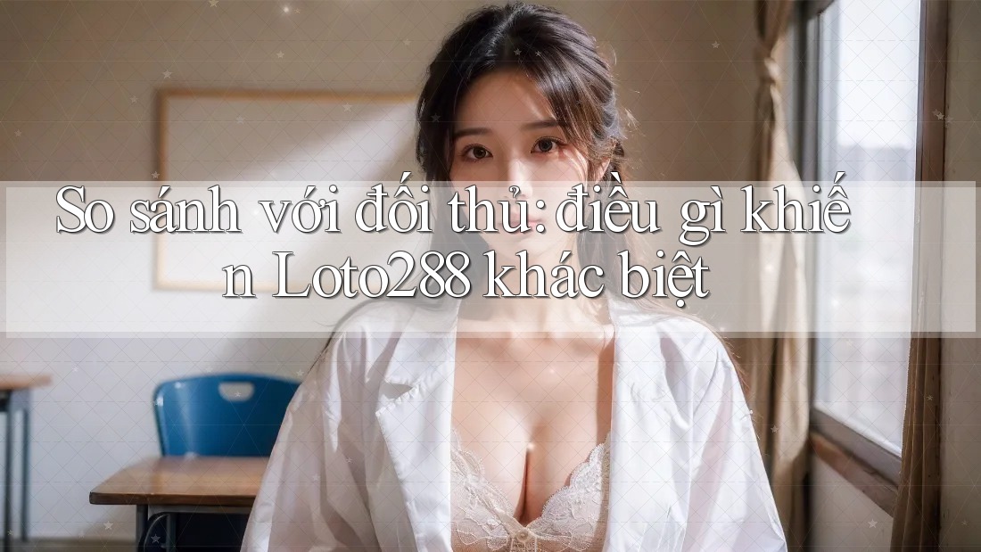 So sánh với đối thủ: điều gì khiến Loto288 khác biệt So sánh với đối thủ: điều gì khiến Loto288 khác biệt