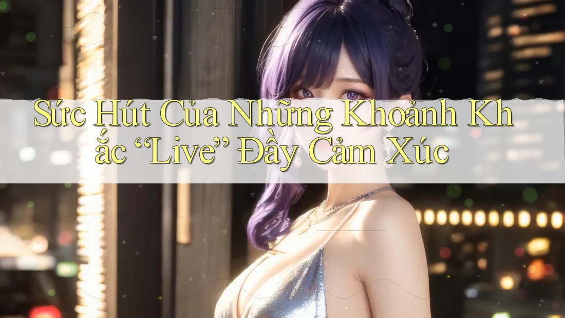 Sức Hút Của Những Khoảnh Khắc “Live” Đầy Cảm Xúc Sức Hút Của Những Khoảnh Khắc “Live” Đầy Cảm Xúc