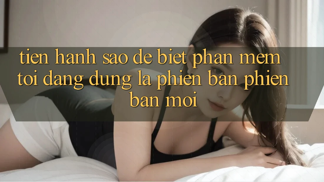 Tiến hành sao để biết phần mềm tôi đang dùng là phiên bản phiên bản mới? Tiến hành sao để biết phần mềm tôi đang dùng là phiên bản phiên bản mới?