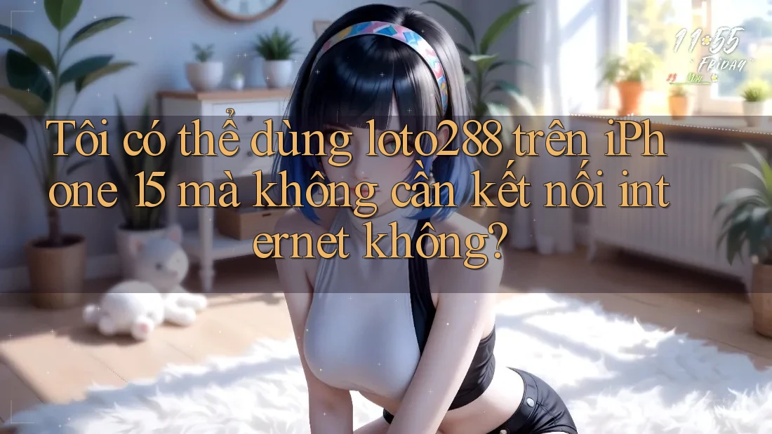 Tôi có thể dùng loto288 trên iPhone 15 mà không cần kết nối internet không?