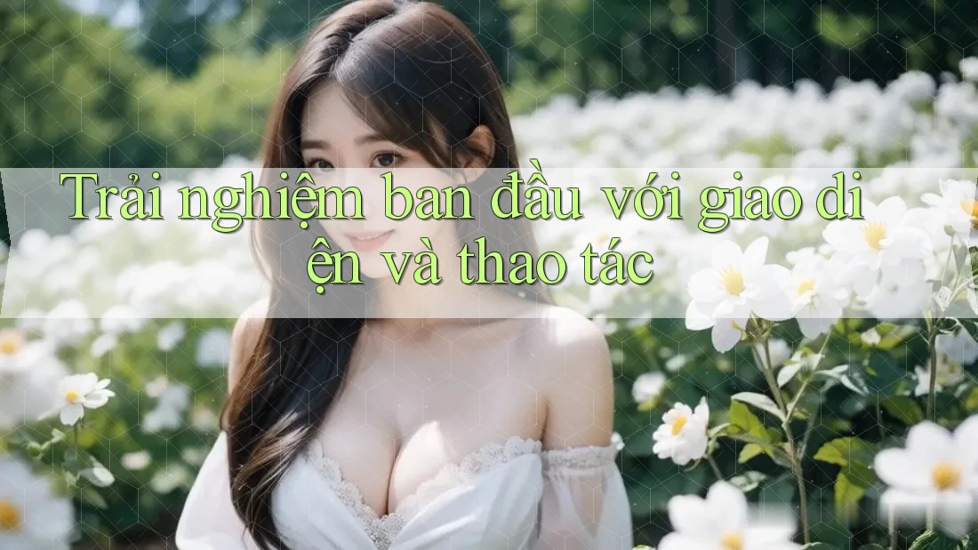 Trải nghiệm ban đầu với giao diện và thao tác Trải nghiệm ban đầu với giao diện và thao tác
