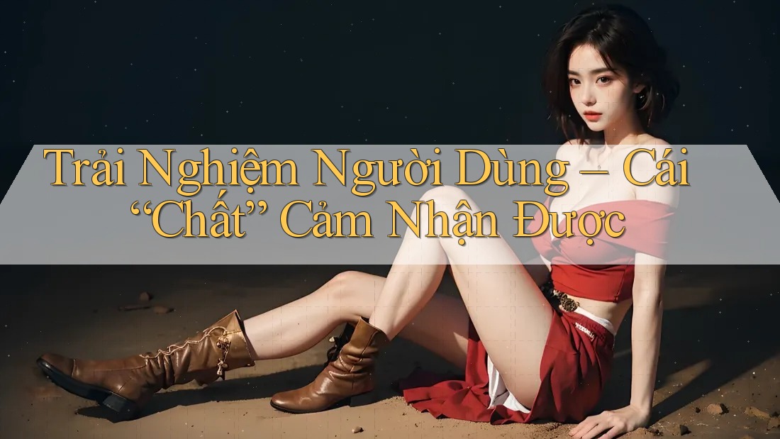 Trải Nghiệm Người Dùng – Cái “Chất” Cảm Nhận Được