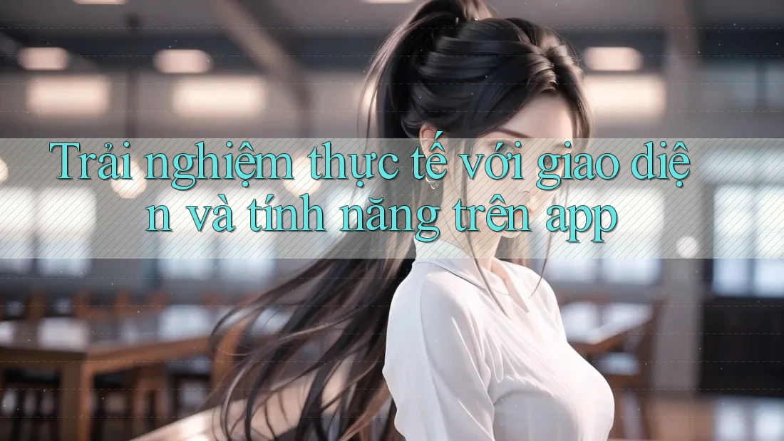 Trải nghiệm thực tế với giao diện và tính năng trên app Trải nghiệm thực tế với giao diện và tính năng trên app