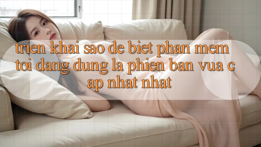 Triển khai sao để biết phần mềm tôi đang dùng là phiên bản vừa cập nhật nhất? Triển khai sao để biết phần mềm tôi đang dùng là phiên bản vừa cập nhật nhất?