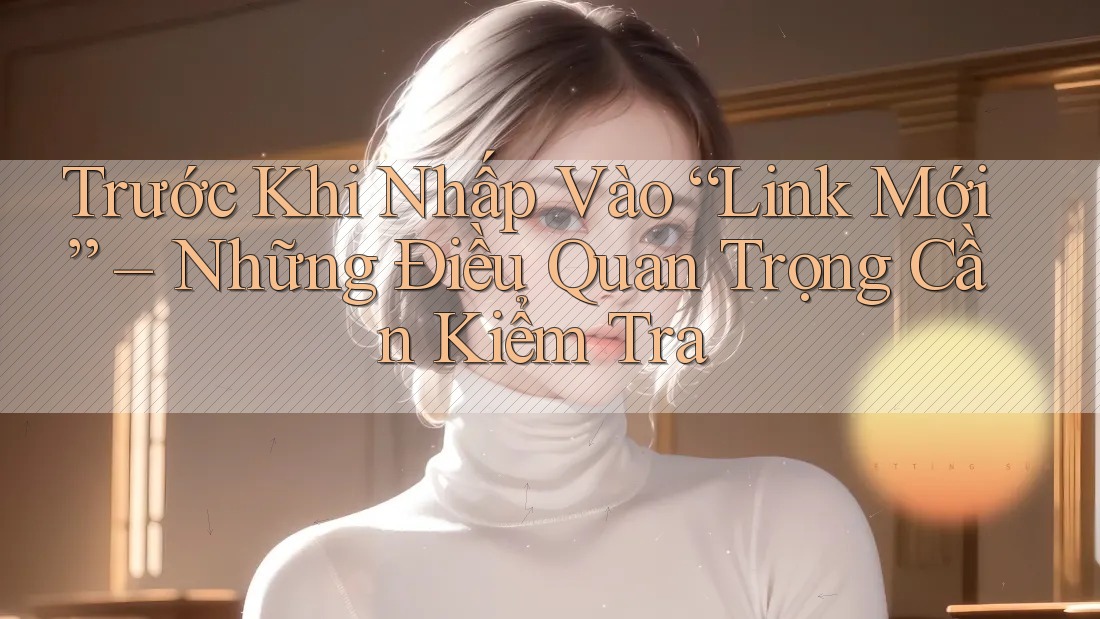Trước Khi Nhấp Vào “Link Mới” – Những Điều Quan Trọng Cần Kiểm Tra Trước Khi Nhấp Vào “Link Mới” – Những Điều Quan Trọng Cần Kiểm Tra