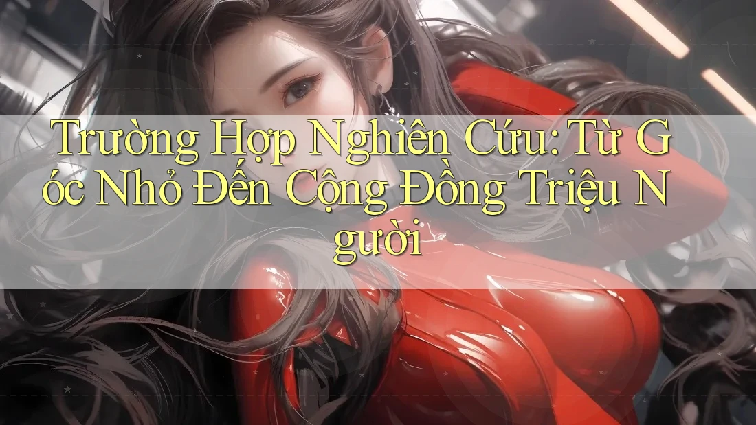 Trường Hợp Nghiên Cứu: Từ Góc Nhỏ Đến Cộng Đồng Triệu Người Trường Hợp Nghiên Cứu: Từ Góc Nhỏ Đến Cộng Đồng Triệu Người