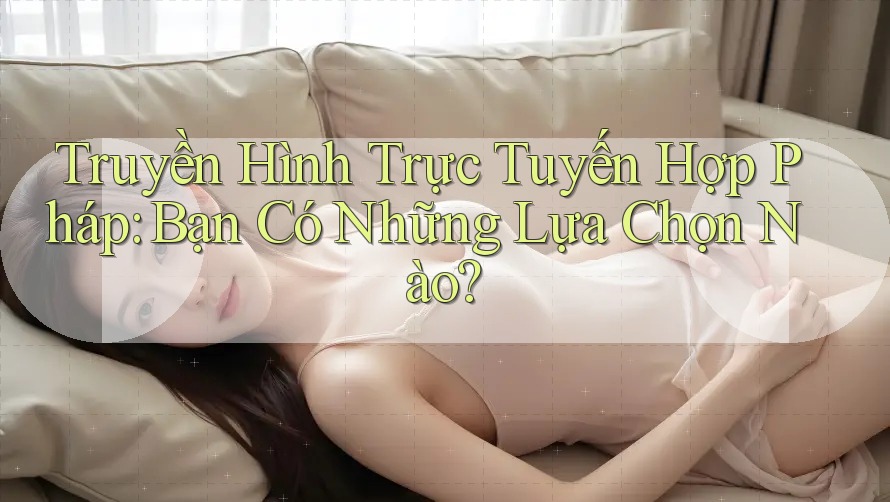 Truyền Hình Trực Tuyến Hợp Pháp: Bạn Có Những Lựa Chọn Nào? Truyền Hình Trực Tuyến Hợp Pháp: Bạn Có Những Lựa Chọn Nào?