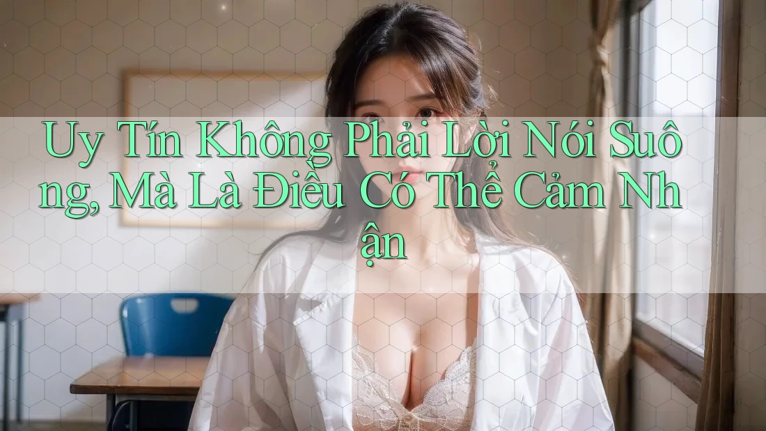 Uy Tín Không Phải Lời Nói Suông, Mà Là Điều Có Thể Cảm Nhận Uy Tín Không Phải Lời Nói Suông, Mà Là Điều Có Thể Cảm Nhận