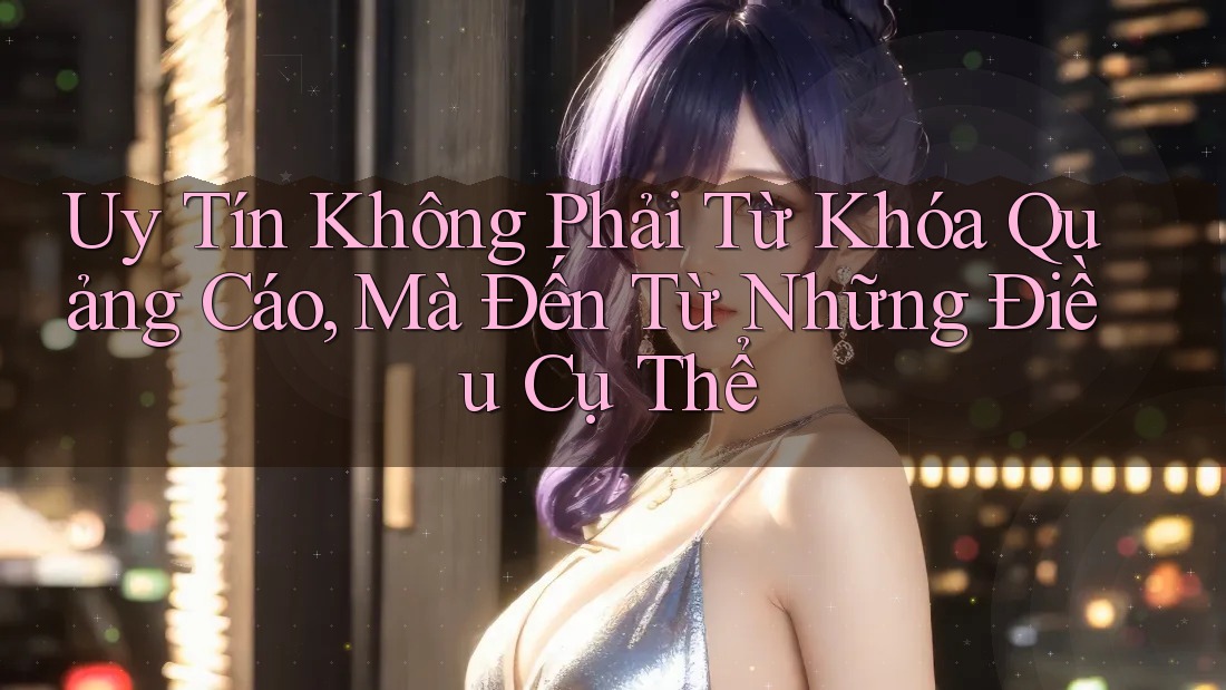 Uy Tín Không Phải Từ Khóa Quảng Cáo, Mà Đến Từ Những Điều Cụ Thể Uy Tín Không Phải Từ Khóa Quảng Cáo, Mà Đến Từ Những Điều Cụ Thể