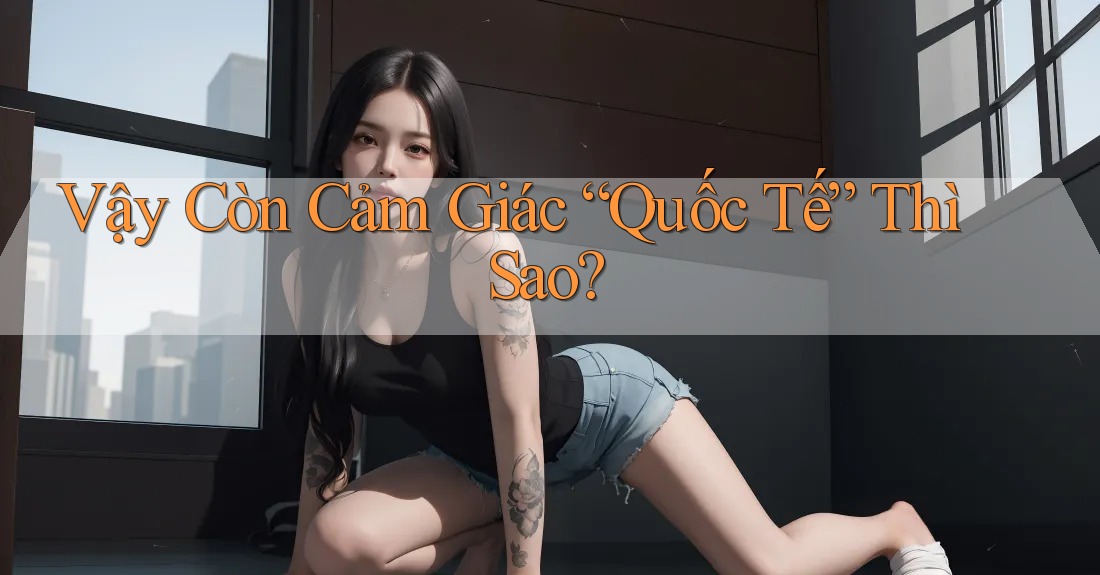 Vậy Còn Cảm Giác “Quốc Tế” Thì Sao?